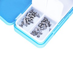 20 sets dental orthodontic 1st molar monoblock buccal tube red 0.022 4pcs/set