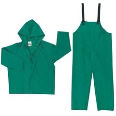 River City Dominator Green Rain Suit 2pc Jacket Bibs ASTM D6413-08 4XL 3882X4