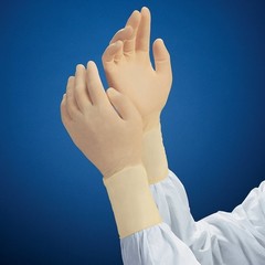 Ansell 56814 G3, Disposable Cleanroom Gloves, 8.7 Mil Palm, Latex, 12 In, Iso