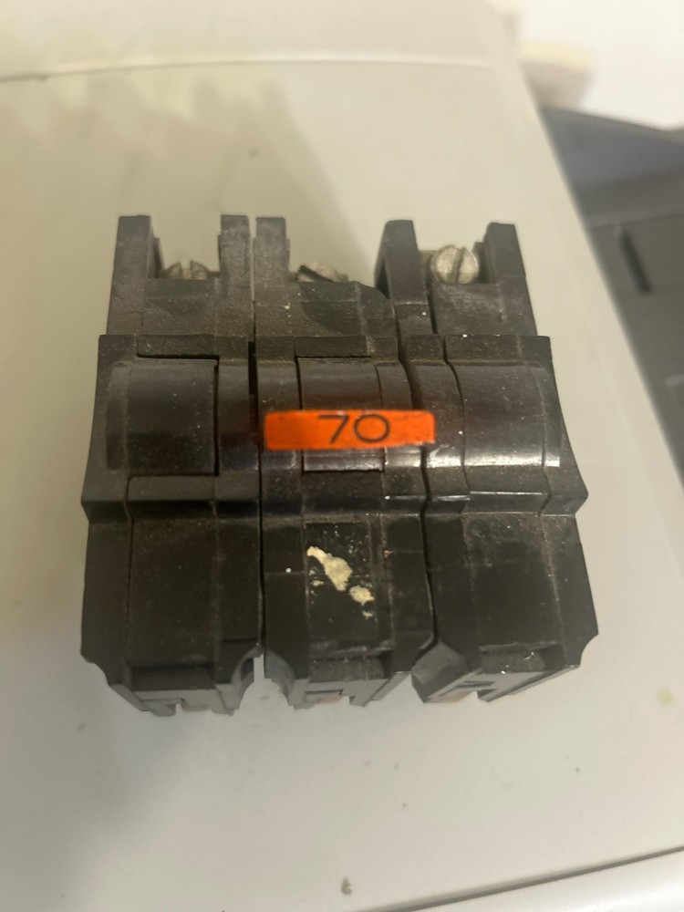 NA370 Federal Pacific 70 Amp 3 Pole Stab-Lok Breaker 3 P 70Amp 240V Used Free Sh