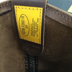 CAT Caterpillar P51034 Drawbar Pull-On Soft Toe Summer Brown Work Boots Shoes