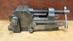 Small Vintage Palmgren No. X1 Tilting Machinist Drill Press Vise USA Tool