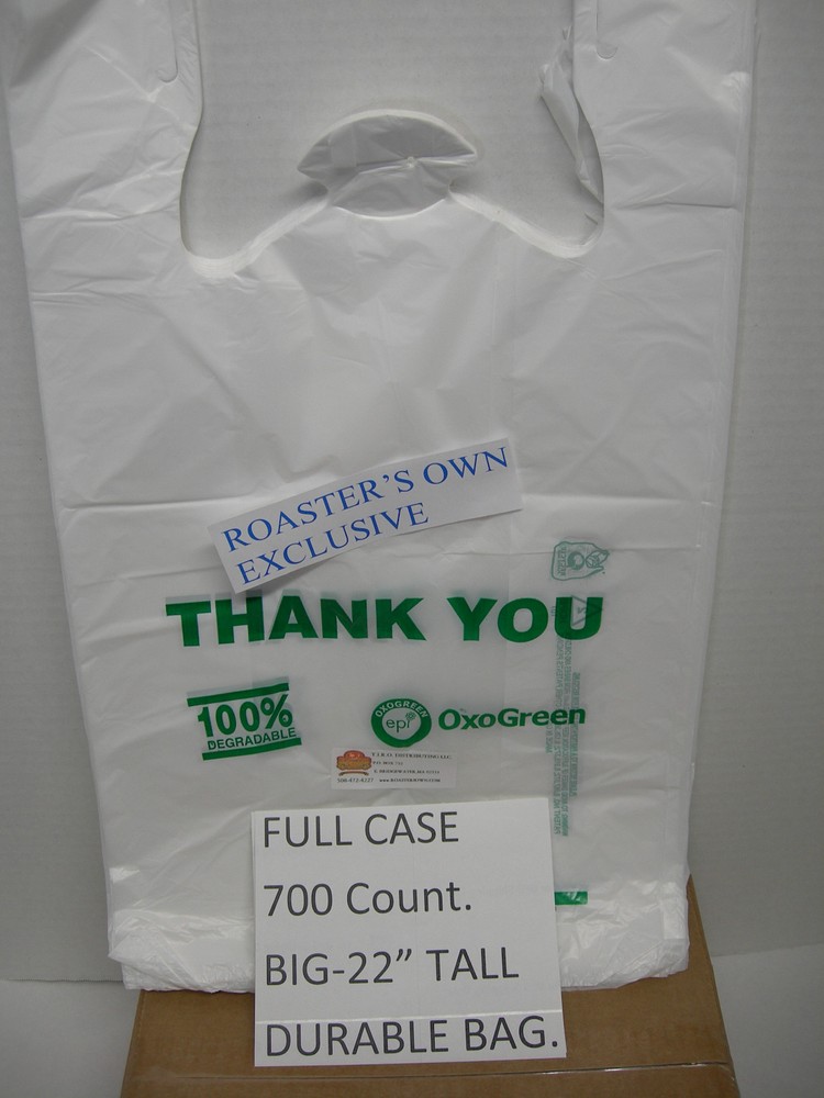 700 COUNT,100% OXO-BIODEGRADABLE PLASTIC BAG GROCERY PRODUCE COMPOSTABLE RECYCLE