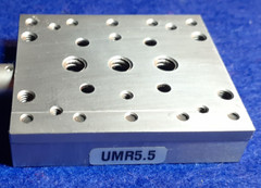 Newport UMR5.5 Linear Stage, Double-Row BBs, 0.20 in., DM11-5 Micromometer