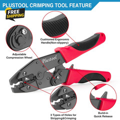 Crimping Tool for Spark Plug Ignition Wire, 8.5Mm Ratchet Spark Plug