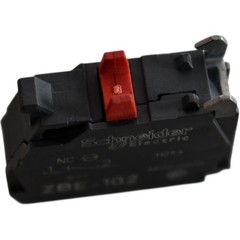 Schneider Electric ZBE-102 Harmony 22mm Push Button Contact Block 1NC