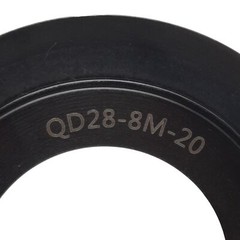 B&B QD28-8M-20 Timing Pulley 20mm Width 2.807in Pitch, ø1.55in Bore, 28 Teeth