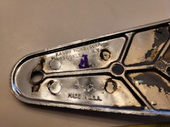 NOS Kason 1070 Chrome Reversible Hinges Set Of 7