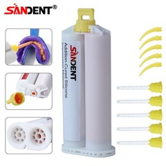 SANDENT Dental Impression Material Silicone Putty Light Body Normal 50ML,1-25/Bx