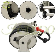 1″ × 50FT Diesel Hose Reel Fuel Hose Reel with Fueling Nozzle Retractable 300PSI