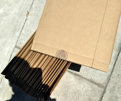 25 Old School Skateboard Box Shipper Old School 1-4 Deck 25 Pak Boxes Trboxtapes