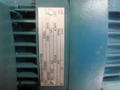 MANNESMANN KBA FRAME 80 A 2 ENCL TEFC 3PH 1.6HP 230/460V 4.9/2.5A 3270 RPM MOTOR
