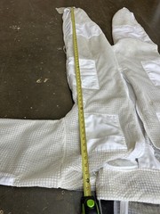 3 Layer Ultra Ventilated bee beekeeping Suit Astronaut Veil w/ Goat Skin Gloves