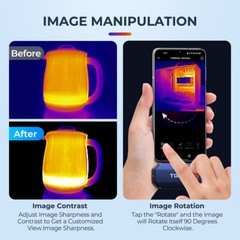 TC001 Android Thermal Imaging Camera For Phone Super IR 512×384 ±1.5℃ Accuracy