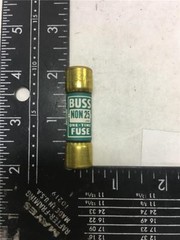 (Lot of 10) Buss NON25 One-Time Class K5 Fuse 250V or Less 25A NON-25