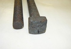 7/8″-9 x 6 1/4″ Square Head Machine Bolts-Grade-5 – Plain Finish – Lot of 5 Pcs.