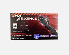 Advance Nitrile Exam Gloves 5mil, Black 1000 Pieces New (S M L XL)
