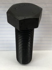 (10) 1 1/2”-6 X 3-1/2 Hex Cap Screws Grade 5, 1-1/2″ large diameter Black