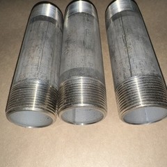 304-40 Stainless Steel Male Pipe Nipple 5-1/2″ OVER-ALL LENGTH x 1-1/2″ MNPT