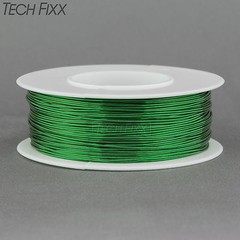 Magnet Wire 24 Gauge AWG Enameled Copper 198 Feet Coil Winding and Crafts Green