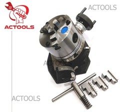 4″ Inch Tilting Rotary Table With 100 mm Self Centering Chuck And Backplate USA