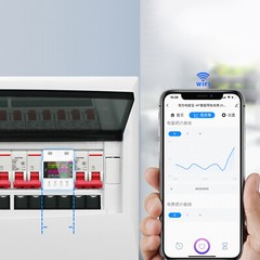 AC110V 220V Smart Life Din Rail WIFI Smart Energy Meter Timer Power 100A 50/60Hz