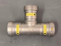 Streamline STL-G Press x Press x Press Carbon Steel 1½” Fitting Tee # CP04084G