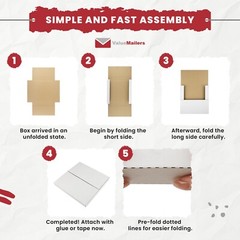 100 LP Premium Record Album Mailers Book Box Variable Depth Laser Disc Mailers