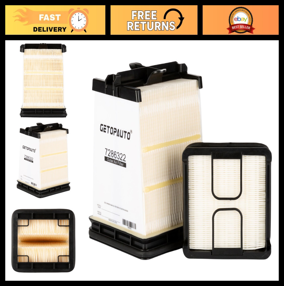 Inner & Outer Air Filter Kit for Bobcat T450 T550 T590 & Skid Steer S450 S510 S5