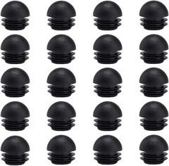 20PCS 22 mm (7/8 Inch) Plastic End Caps Plugs Chair Leg Inserts, Round Tube