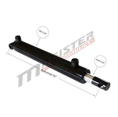Hydraulic Cylinder Welded Double Acting 2″ Bore 8″ Stroke PinEye End 2х8