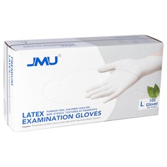1000 JMU Latex Gloves Disposable Cleaning Gloves Exam/Medical 5 Mil Powder Free