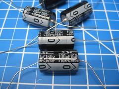 SC – GHA Series – Axial Electrolytic Capacitors – 160v 100uF – 5 Pieces