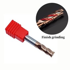 5 Pcs 6mm 4 Flute Regular Carbide End Mill 50mm Overall Length – TiALN COATED