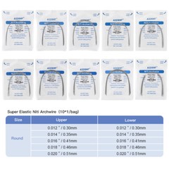 Dental Ortho Niti Super Elastic Arch Wires Round/Rectangular/Bracket/Buccal Tube