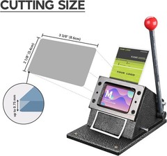 Manual ID Credit Card Round Corner Die Cutter Business Card Passport Photo Cutte