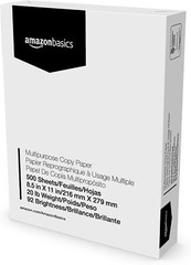 8.5″x11″ Multipurpose Copy Printer Paper with 10 Reams and 5000 Sheets in White