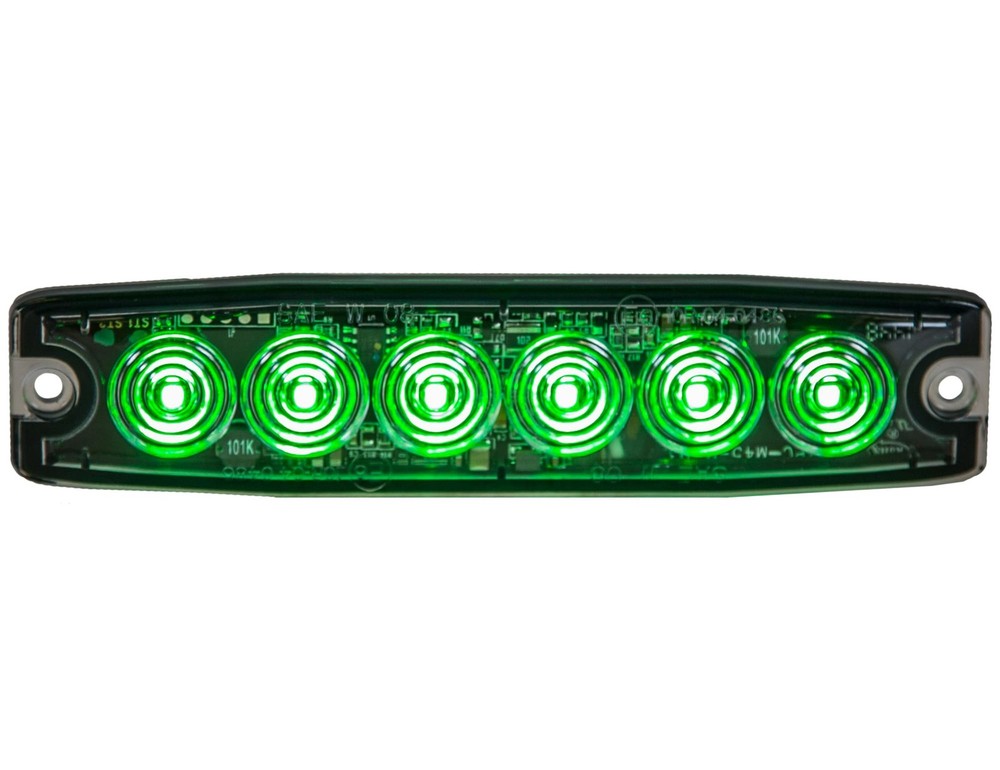 5 Inch Waterproof Ultra Thin LED Strobe Light with 23 Flash Patterns