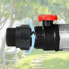 IBC Tote Fittings Adapter 2″ Female Buttress Coarse Thread x 2″ Male NPT Pipe