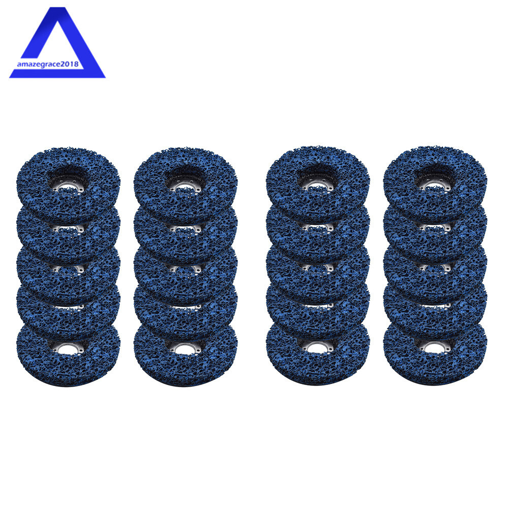 20Pcs 4.5″×7/8″Quick Change Easy Strip and Clean Discs For Paint Rust