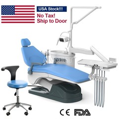 FDA Unidad de Silla Dental Sillon Motor DC Cuero Duro PU TJ2688-A1
