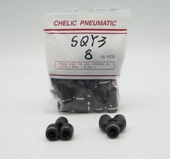 CHELIC SQY3 8 Ø8 Push to connect Union Y Fitting (10 PCS PER BAG)