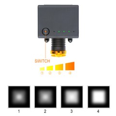 Wireless Dental 3W LED Headlight with Filter for Medical Binocular Loupes Glass