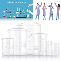 6 Pack Glass Lab Pyrex Beaker Set Measuring Cup Thick 25/50/100/250/500/1000ml