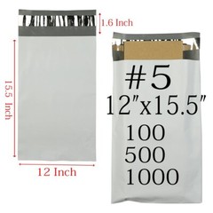 100-1000 Bags 12×15.5 INCH 2.5 Mil Poly Mailers Plastic Envelopes Shipping Bags