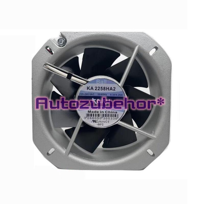 1 Pc. New KA2258HA2 Axial Flow Fan 22580 AC220-240V 0.3/0.26A 22.5CM