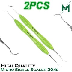 Periodontal Montana Jack 204s Sickle Scaler Silicon Double End Dental Instrument