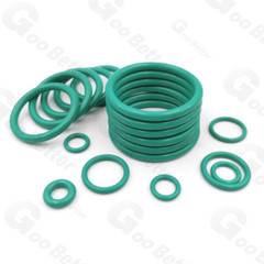 1mm Cross Section Fluorine Rubber O Ring FKM Seals 1mm – 58mm ID Green Metric