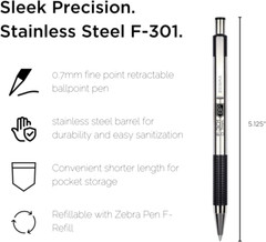 Pen F 301 RT BP Pen 6 Pk (4Bk,2,Bl) + 3 Bonus