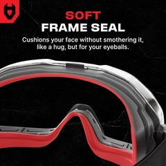 Nocry anti Fog Safety Goggles over Glasses for Men and Women — ANSI Z87.1 Premiu